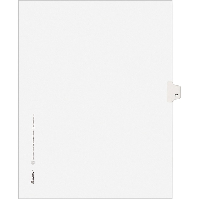 Avery Individual Legal Exhibit Dividers - Avery Style