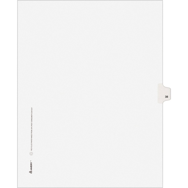 Avery® Individual Legal Exhibit Dividers - Avery Style