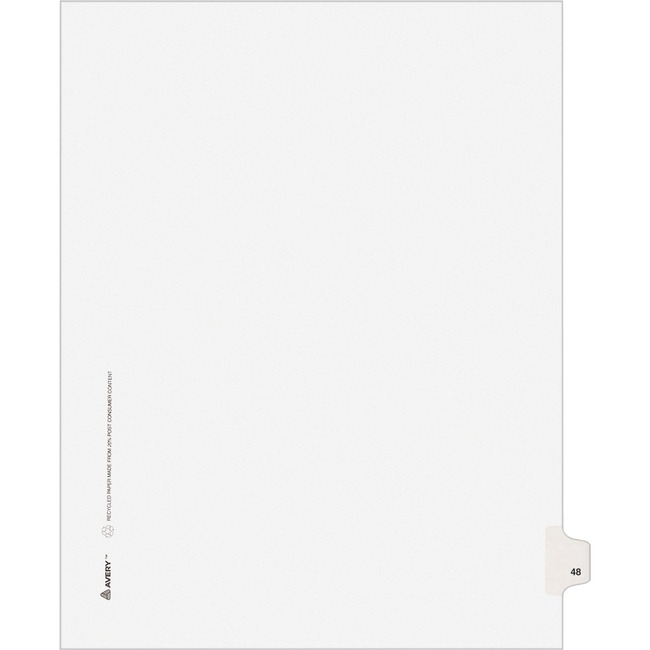 Avery Individual Legal Exhibit Dividers - Avery Style