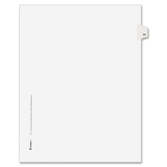 Avery Individual Legal Exhibit Dividers - Avery Style