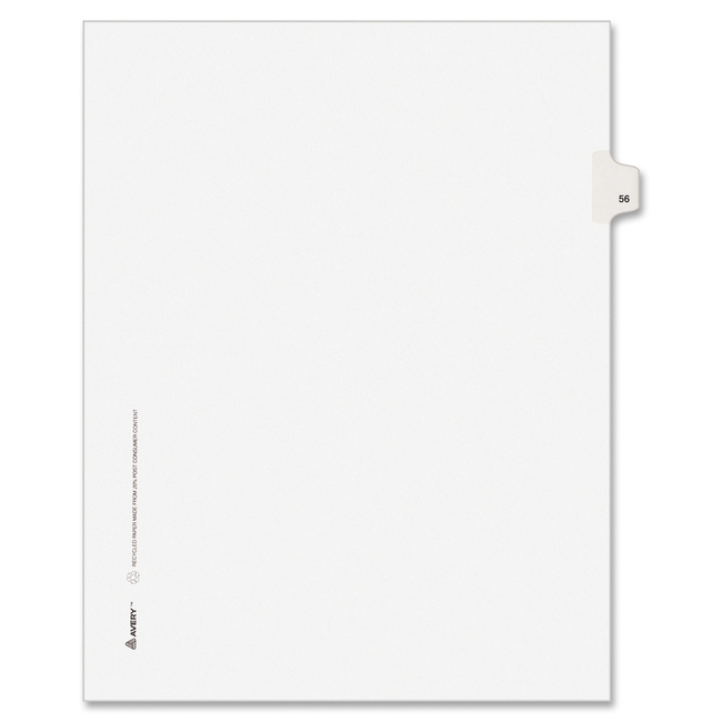 Avery Individual Legal Exhibit Dividers - Avery Style