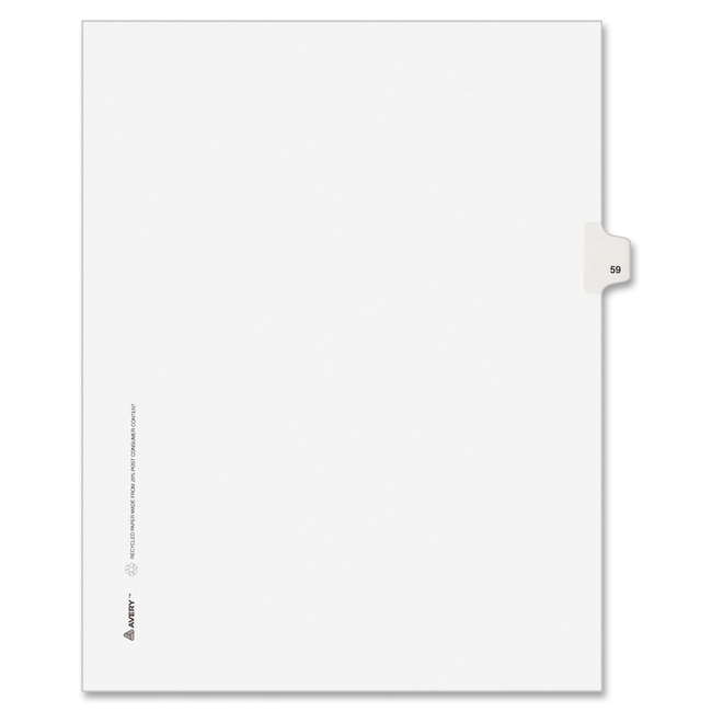 Avery Individual Legal Exhibit Dividers - Avery Style