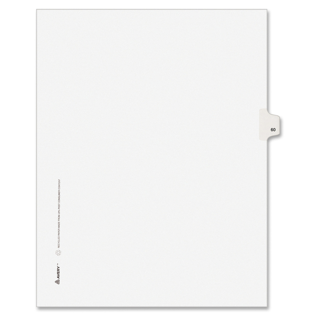 Avery Individual Legal Exhibit Dividers - Avery Style