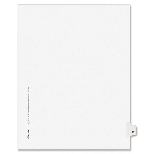 Avery Individual Legal Exhibit Dividers - Avery Style