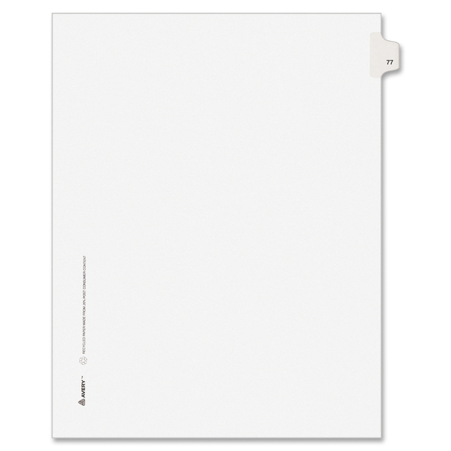 Avery Individual Legal Exhibit Dividers - Avery Style