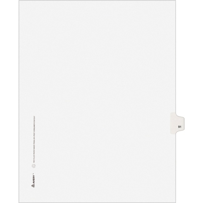 Avery Individual Legal Exhibit Dividers - Avery Style