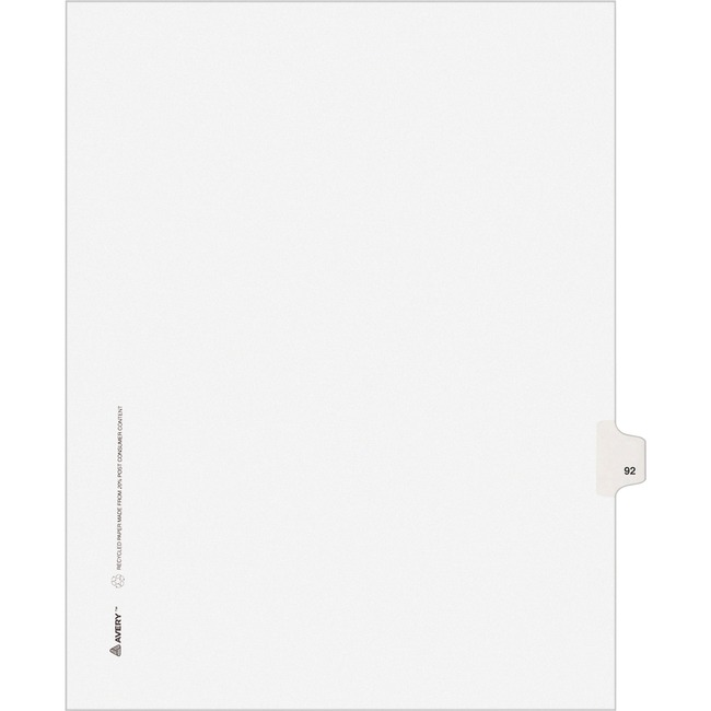 Avery Individual Legal Exhibit Dividers - Avery Style