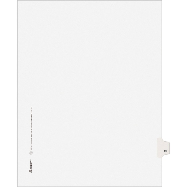 Avery Individual Legal Exhibit Dividers - Avery Style