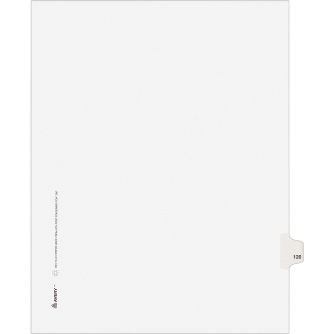 Avery Individual Legal Exhibit Dividers - Avery Style