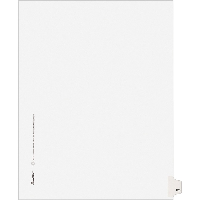 Avery Individual Legal Exhibit Dividers - Avery Style