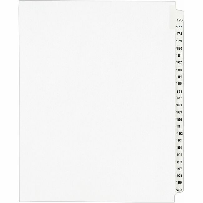 Avery Standard Collated Legal Exhibit Divider Sets - Avery Style