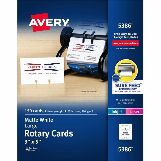 Avery Rotary Cards