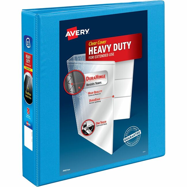 Avery Nonstick Heavy-Duty View Binders with One Touch Slant Rings