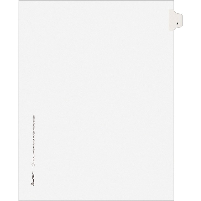 Avery® Individual Legal Exhibit Dividers - Avery Style