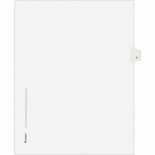 Avery Individual Legal Exhibit Dividers - Avery Style