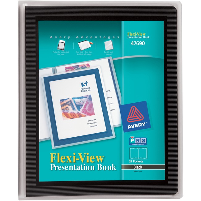 Avery® Flexi-View Presentation Books