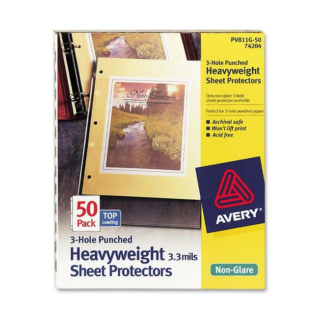 Avery Page Size Sheet Protectors