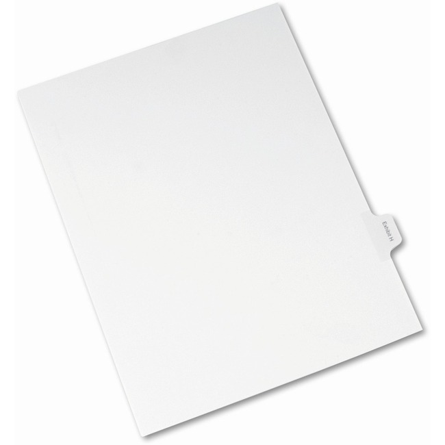 Avery Individual Legal Exhibit Dividers - Allstate Style