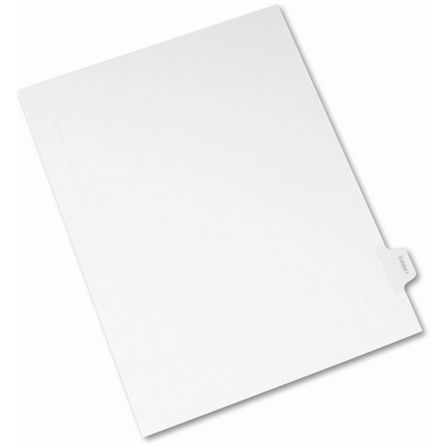 Avery Individual Legal Exhibit Dividers - Allstate Style