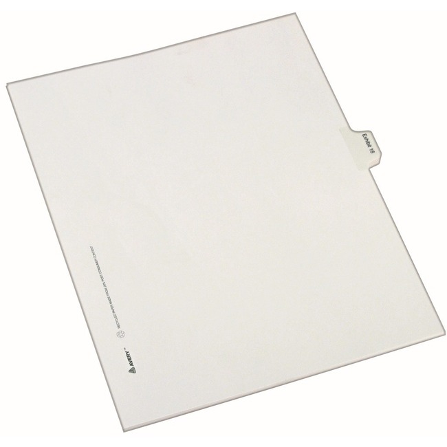 Avery Individual Legal Exhibit Dividers - Allstate Style