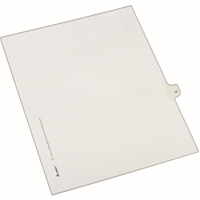 Avery Individual Legal Exhibit Dividers - Allstate Style