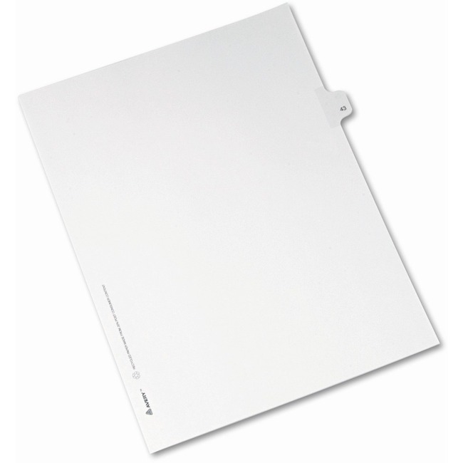 Avery Individual Legal Exhibit Dividers - Allstate Style