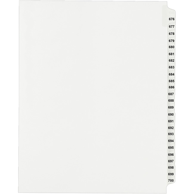 Avery Standard Collated Legal Exhibit Divider Sets - Avery Style