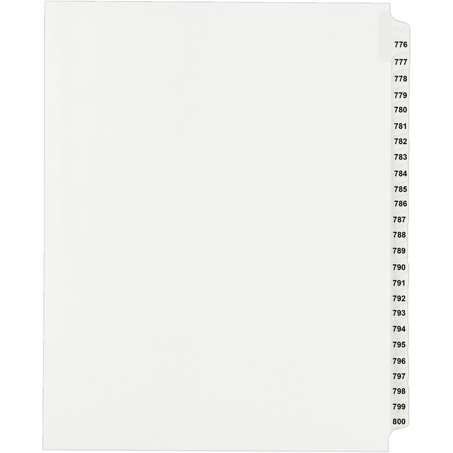 Avery Standard Collated Legal Exhibit Divider Sets - Avery Style