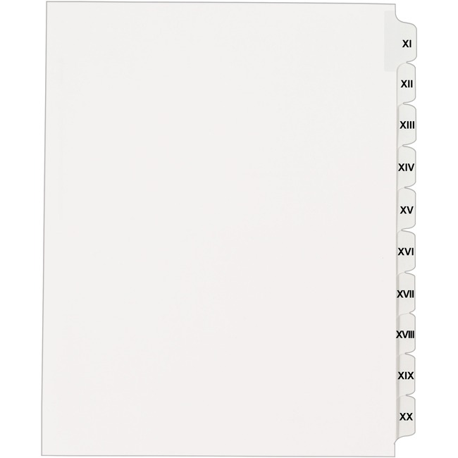 Avery Collated Legal Exhibit Dividers - Allstate Style