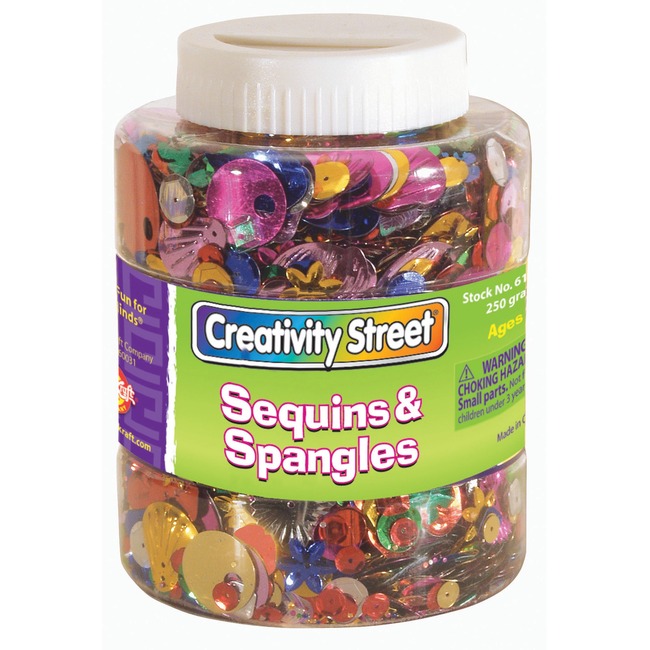Creativity Street Sequins/Spangles Assortment Shaker Jar