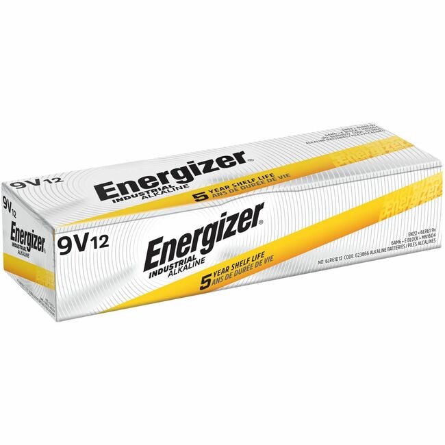 Energizer Industrial Alkaline 9V Battery