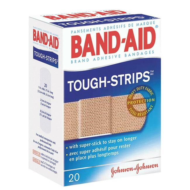 Band-Aid Flexible Tough-Strips Bandages