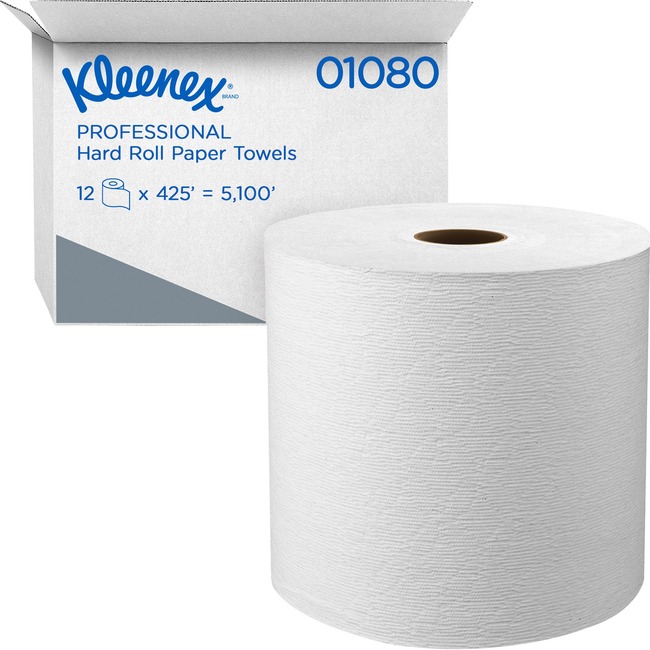 Kleenex Nonperforated Hardroll Paper Towels