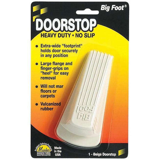 Big Foot Doorstop, Beige
