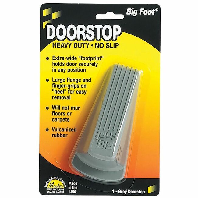 Big Foot Doorstop, Gray
