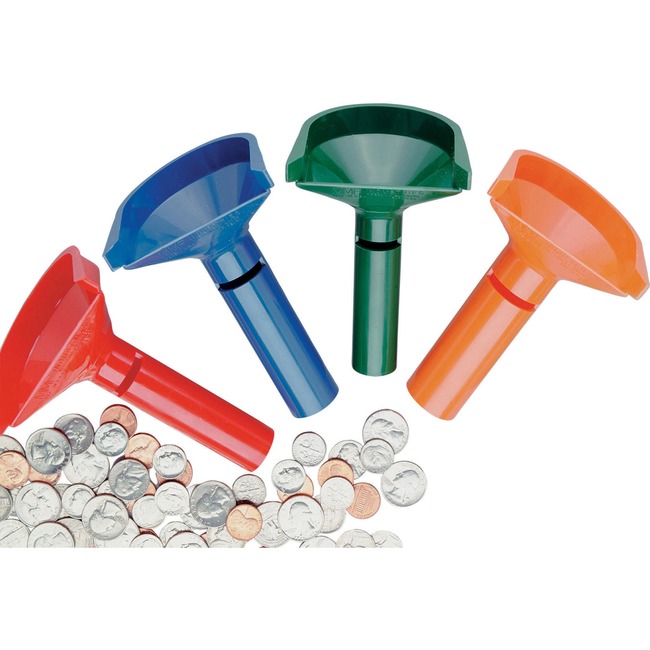 MMF Color-keyed Coin Counting Tube Set