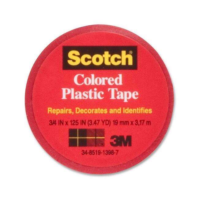 Scotch Colored Vinyl Plastic Tape