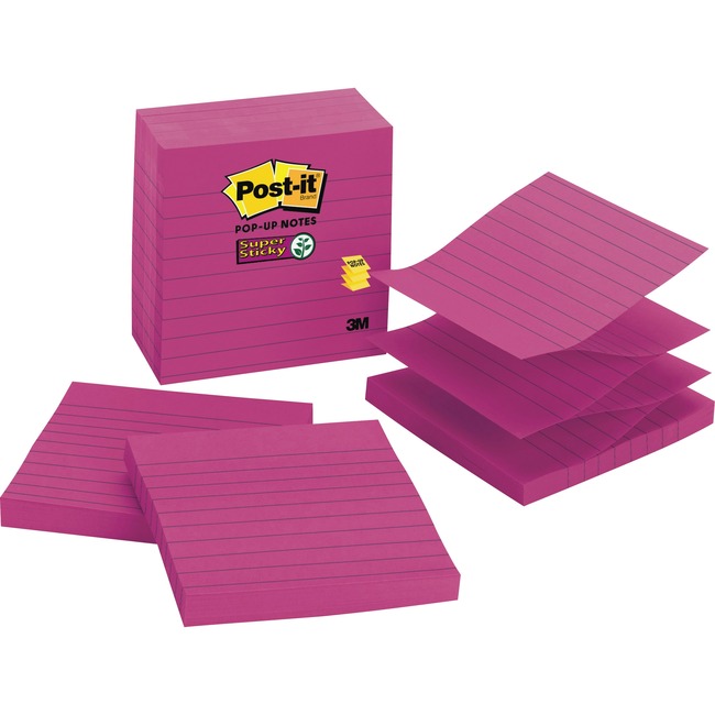 Post-it® Super Sticky Pop-up Notes, 4