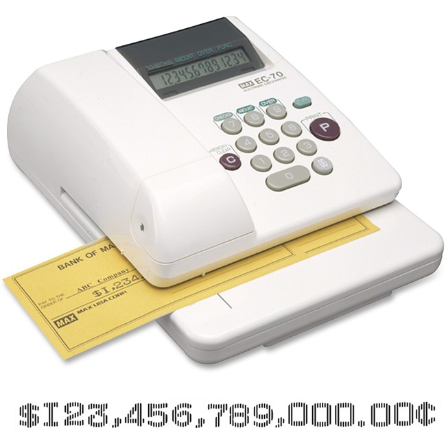 MAX 14-digit Print Electronic Check Writer