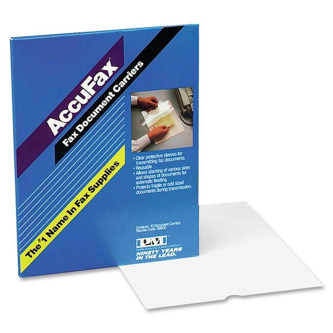 PM Accufax Fax Document Carrier