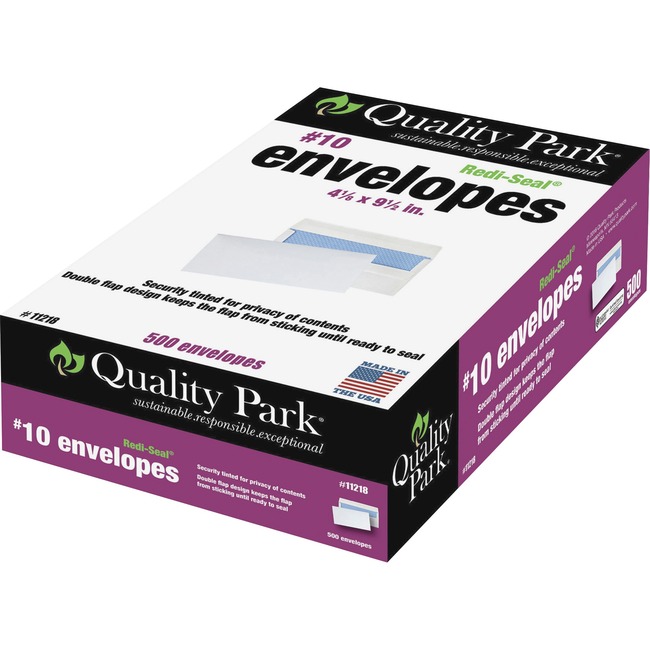 Quality Park Redi-Seal Security Tint Envelopes