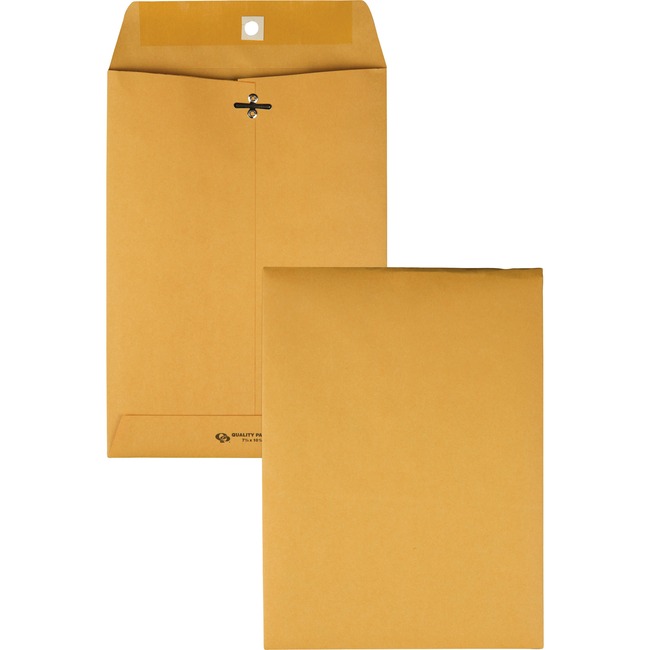 Quality Park Gummed Kraft Clasp Envelopes