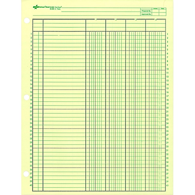 Rediform National Side Punched Analysis Pads