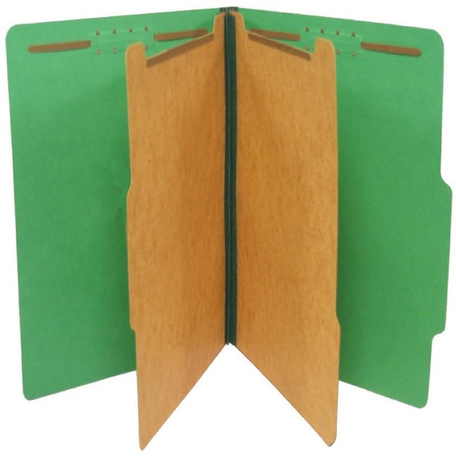 SJ Paper Standard 6-Section Color Classification Folders