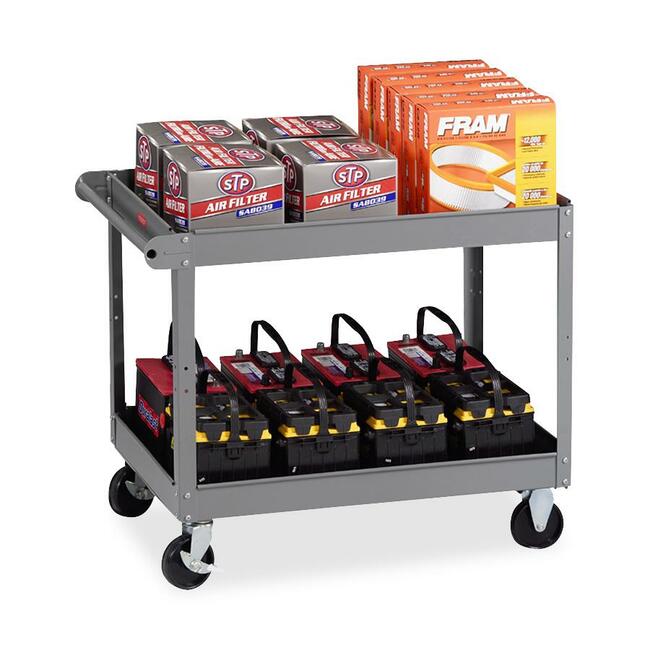 Tennsco Two Shelf Service Cart