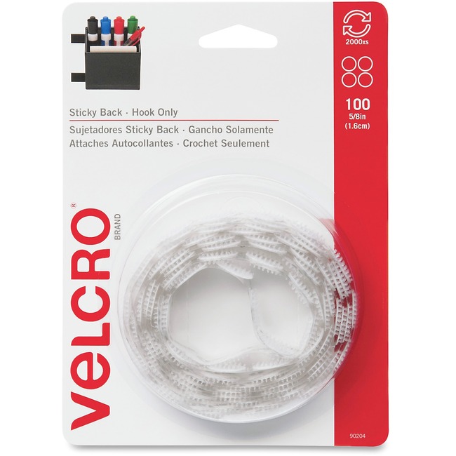 VELCRO® Brand Sticky Back Round Coin Fasteners