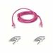 Belkin Cat5e Patch Cable - RJ-45 Male Network - RJ-45 Male Network - 4ft - Pink