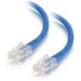 C2G 7ft Cat5e Ethernet Cable - Non-Booted Unshielded (UTP) - Blue - Category 5e for Network Device - RJ-45 Male - RJ-45 Male - 7ft - Blue