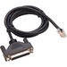 Digi Serial Straight-through Cable Adapter - RJ-45 Male, DB-25 Female - 4ft