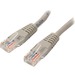 StarTech.com 25 ft Gray Molded Cat5e UTP Patch Cable - Make Fast Ethernet network connections using this high quality Cat5e Cable, with Power-over-Ethernet capability - 25ft Cat5e Patch Cable - 25ft Cat 5e Patch Cable - 25ft Cat5e Patch Cord - 25ft Molded